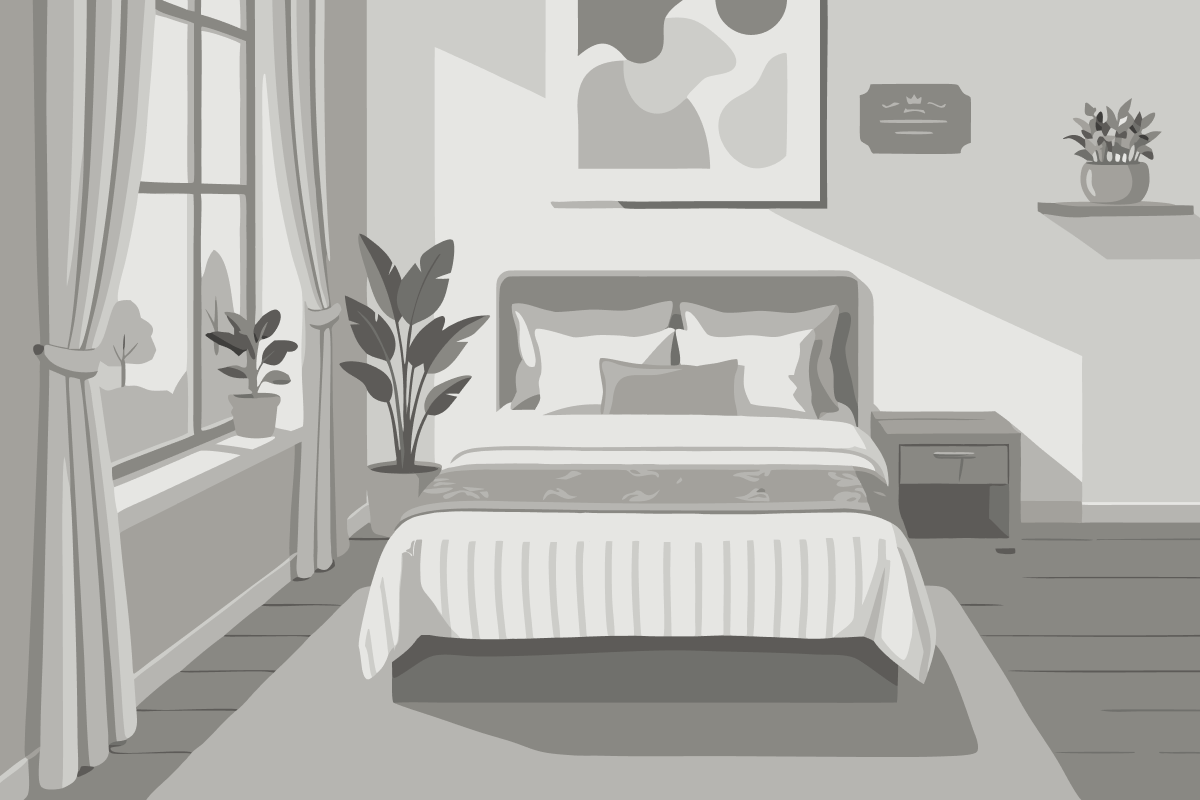 King Room with Roll-in Shower - Mobility Accessible